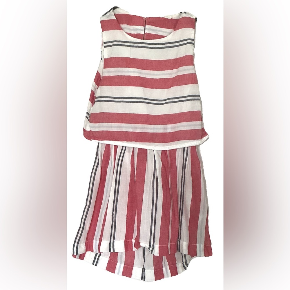 Girls H&M Red and White Garment